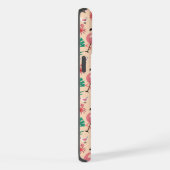 PinkPink Flamingo Sommer tropisches Muster-23123 iPhone Hülle (Rechte Seite)