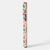 PinkPink Flamingo Sommer tropisches Muster-23123 iPhone Hülle (Linke Seite)