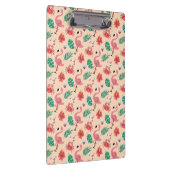 PinkPink Flamingo Sommer tropisches Muster-23123 Klemmbrett (Rechts)