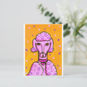 PinkPoodle Postkarte (Stehend Vorderseite)
