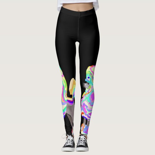 Pinkpudelhosen Leggings (Vorderseite)