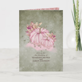PinkPumpkin-Ernte - Einladung zur Hochzeit
