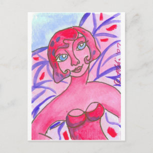 PinkPurpFairy Postkarte