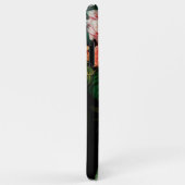 PINKROSEN, SCHALTFLÄCHE, BLUMENMONOGRAMM DER WEISS Case-Mate iPhone HÜLLE (Hinten/Rechts)