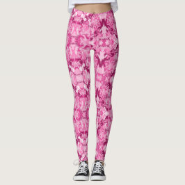 Pinks auf Leggings