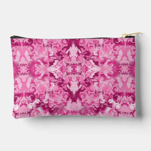 Pinks auf Pinks Zubehörtasche (Rückseite)