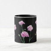 Pinks auf schwarz tasse (Zentrum)