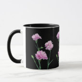 Pinks auf schwarz tasse (Links)