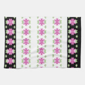 Pinks und grüne Küche Geschirrtuch (Horizontal)