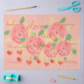 Pinks und Korallenfaltenpapier Seidenpapier (Basteln)