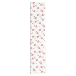 Pinks und Limettengrün Kurzer Tischläufer