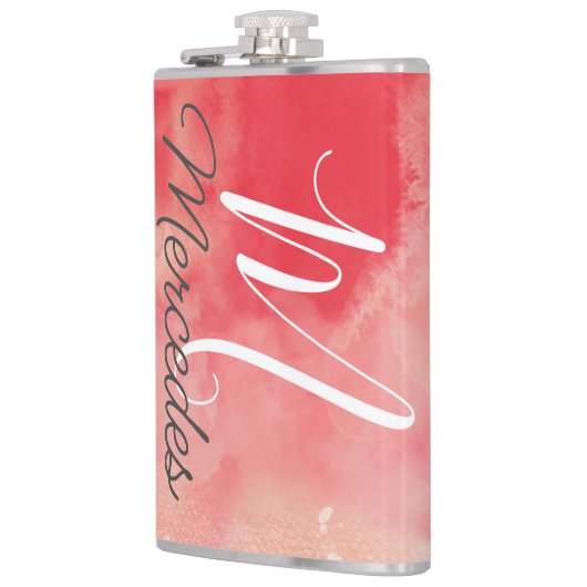 Pinks und Reds Gefärbte Krawatte iPad Smart Cover Flachmann (Links)