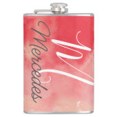 Pinks und Reds Gefärbte Krawatte iPad Smart Cover Flachmann (Vorderseite)