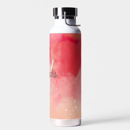 Pinks und Reds Gefärbte Krawatte iPad Smart Cover Trinkflasche (Links)