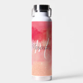 Pinks und Reds Gefärbte Krawatte iPad Smart Cover Trinkflasche (Vorne)