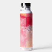 Pinks und Reds Gefärbte Krawatte iPad Smart Cover Trinkflasche (Rechts)