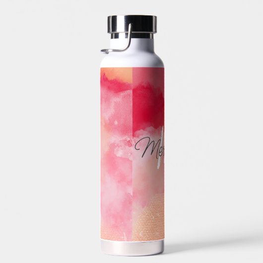 Pinks und Reds Gefärbte Krawatte iPad Smart Cover Trinkflasche (Rechts)