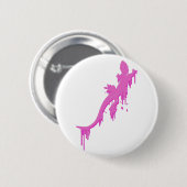 Pinksalamander mit farbenfrohen Tropfen Button (Vorne & Hinten)