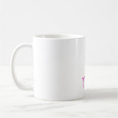 Pinksalamander mit farbenfrohen Tropfen Kaffeetasse (Links)