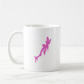Pinksalamander mit farbenfrohen Tropfen Kaffeetasse (Links)
