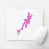 Pinksalamander mit farbenfrohen Tropfen Mousepad (Mit Mouse)