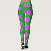 PinkShamrock Clover St. Patrick's Day Leggings (Rückseite)
