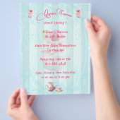 PinkTea Rose Cupcakes Flyer (Hand)