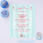 PinkTea Rose Cupcakes Flyer (Einzeln)