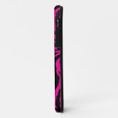 Pinkund Schwarzeszebra-Druck-Telefon-Kasten Case-Mate iPhone Hülle (Hinten/Links)