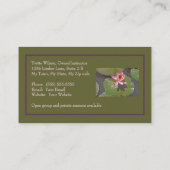 PINKWASSER-LILY- UND LILY-PADS/ZOLLBARE VISITENKARTE (Rückseite)