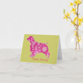pinkwelsh, Feelin stark! Karte (Gelbe Blume)