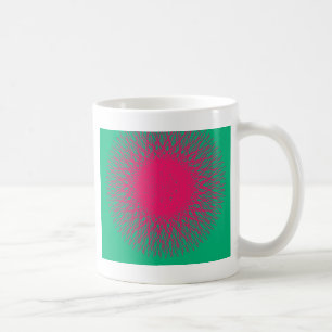 pinky abstraktes kaffeetasse