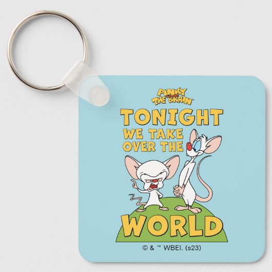 Pinky and the Brain | Take Over The World Schlüsselanhänger (Vorderseite)
