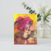 PINKY CLOWN POSTKARTE (Stehend Vorderseite)