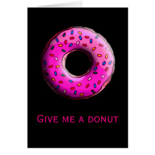 Pinky Donut mit bunten Sprinklen + Ihre Ideen