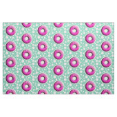 Pinky Donut mit bunten Sprinklen + Ihre Ideen Stoff (Fat Quarter (45,7 x 55,9 cm))