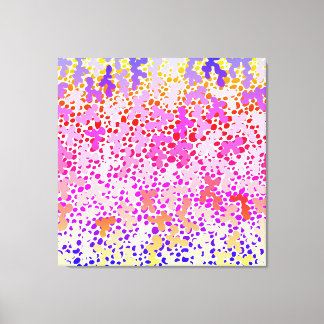 Pinky Doodle Stretched Canvas Print Leinwanddruck