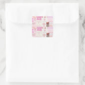 Pinky Faithful Aufkleber (Tasche)