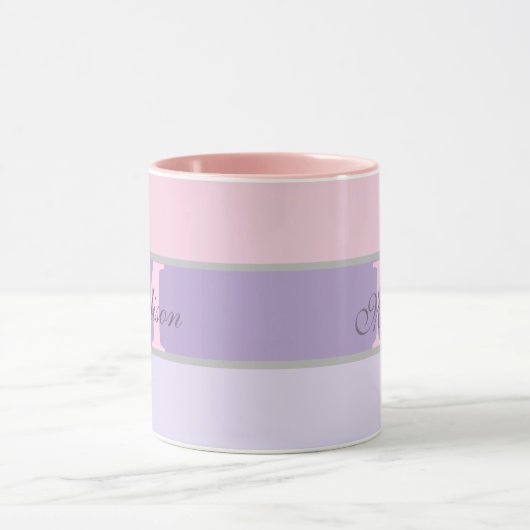 Pinky gürtelpastellfarben personalisiert tasse (Zentrum)