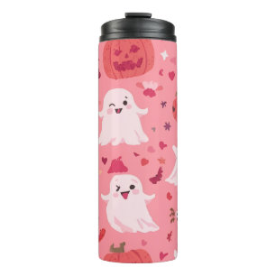 Pinky Kürbis Geisterhafte Überraschung Thermosbecher