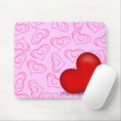 Pinky-Liebe (Solid Heart) Mousepad (Mit Mouse)