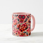 Pinky Mexican Art Mug Tasse (VorderseiteRechts)