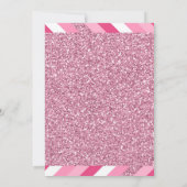 Pinky Party Einladung für Girl2 (Rückseite)