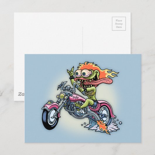 Pinky Paso Robles Postkarte (Vorne/Hinten)