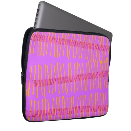 Pinky Peanut Laptopschutzhülle (Vorne Rechts)