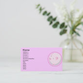 Pinky_Pig Visitenkarte (Stehend Vorderseite)