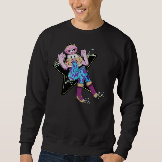 Pinky Poodle T- Sweatshirt (Vorderseite)