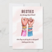 Pinky Promise Einladung (Vorderseite)