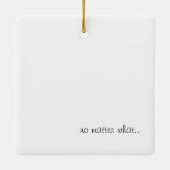 Pinky Promise Keramikornament (Rückseite)