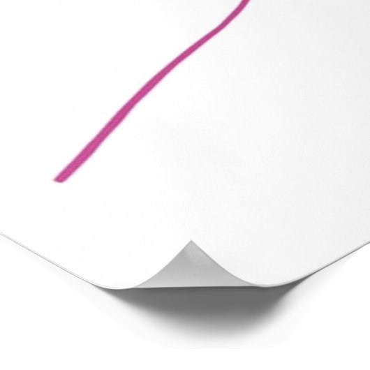 Pinky Promise mit Herzen Poster (Ecke)